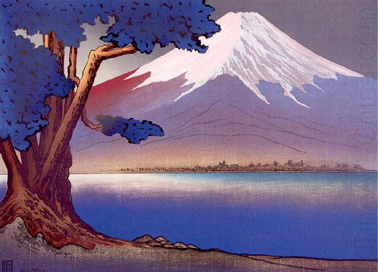 Sunrise at Fujiyama, Japan, Miller, Lilian May